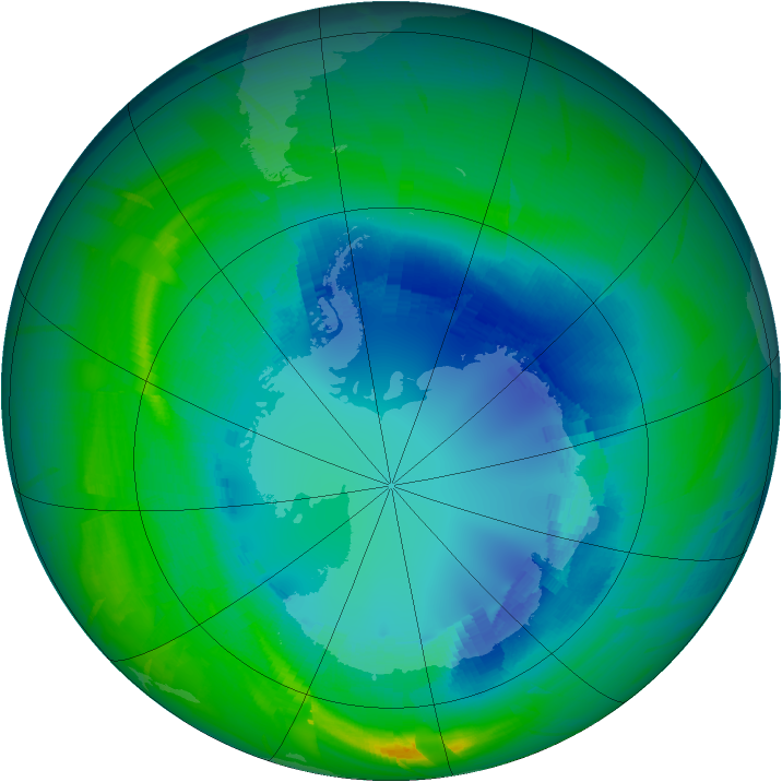 Ozone Map 2010-08-23